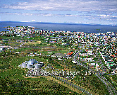 hs000290-01.jpg
101 Reykjavík, miðbærinn, aerial view of The Pearl

