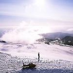 hs006169-01.jpg
maður og vélsleði á Snæfellsjökli, útsýni, man on top of a glacier