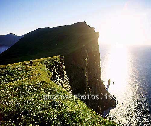 hs015477-01.jpg
Útsýni frá Hornbjargi, kvöldsól
view from cliffs of Hornbjarg, west fjords