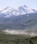 hs008747-01.jpg
Hestamenn á fjallabaki syðra, Tindfjöll í bak.
Riders in the south higland 