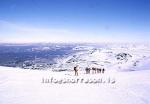 hs003831-01.jpg
Fjallaskíðafólk  á labbi í Heklu hlíðum.
Mountain skiers on Mt. Hekla